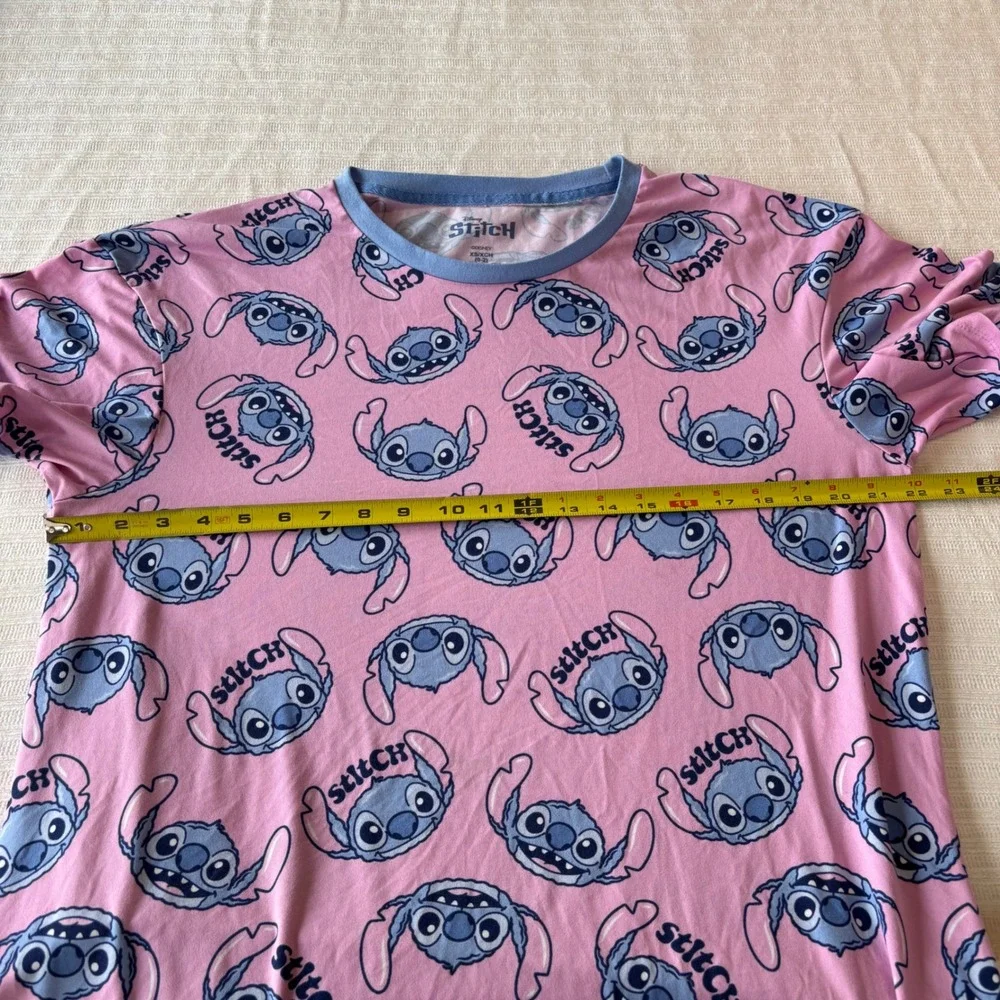 Disney Lilo & Stitch Pink Sleep Shirt Nightgown Womens XS LZ35921GA - Picture 8 of 9